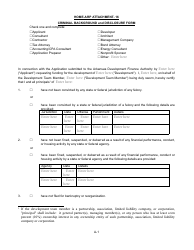 Attachment 16 Criminal Background and Disclosure Form - Home-Arp - Arkansas