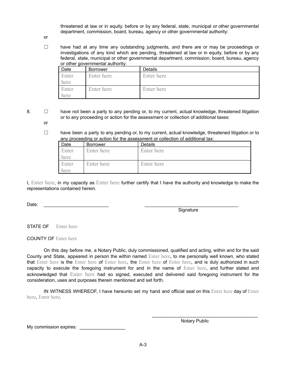 Attachment 16 Criminal Background and Disclosure Form - Home-Arp - Arkansas, Page 3