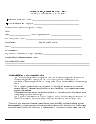 Document preview: 48 Hour Criminal Charge Required Reporting Form - Oregon