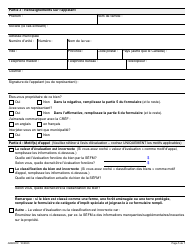 Forme ARB001F Formulaire D&#039;appel D&#039;une Evaluation Fonciere - Ontario, Canada (French), Page 5