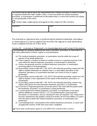 Consent for Medical Treatment, Procedure, or Examination Involving Vaginal or Anal Penetration of a Minor Under Mcl 333.16279 - Michigan, Page 3