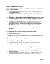 Instructions for State Form 57322 Excess Liability Trust Fund Application for Ust Decommissioning or Replacement Costs - Indiana, Page 3