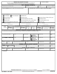Document preview: DA Form 31 Request and Authority for Leave