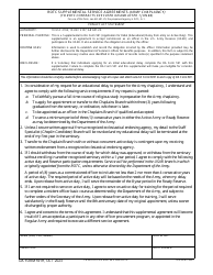 Document preview: DA Form 591H Rotc Supplemental Service Agreements (Army Chaplaincy) (To Rotc Contracts Executed on and After 1 Jun 84)