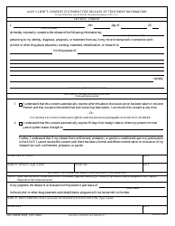 Document preview: DA Form 5018 Asap Client's Consent Statement for Release of Treatment Information