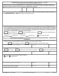 Document preview: DA Form 2627-1 Summarized Record of Proceedings Under Article 15, Ucmj