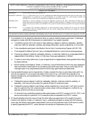 Document preview: DA Form 591G Rotc Supplemental Service Agreement for Special Medical Program Participants (To Rotc Contracts Executed on and After 1 Jun 84)