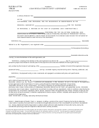 Loan Resolution Security Agreement