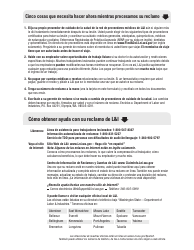 Instrucciones para Formulario F242-130-000 Report of Industrial Injury or Occupational Disease - Washington (Spanish), Page 2