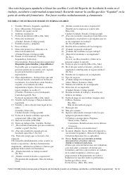 Instrucciones para Formulario F242-130-000 Report of Industrial Injury or Occupational Disease - Washington (Spanish), Page 3