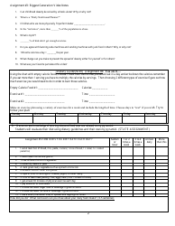 Nutrition Questionnaire Template, Page 2