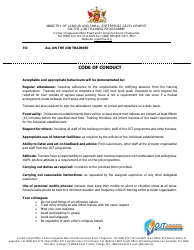 &quot;Code of Conduct Template - Ojt&quot; - Trinidad and Tobago