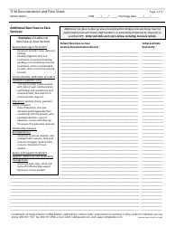 &quot;Tcm Documentation and Flow Sheet Template&quot;, Page 3