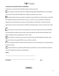 Application for Community-Police Mediator - City of Fort Worth, Texas, Page 9