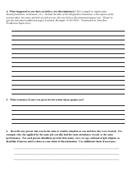 Va. OCR Form 01 Complaint Questionnaire - Virginia, Page 3