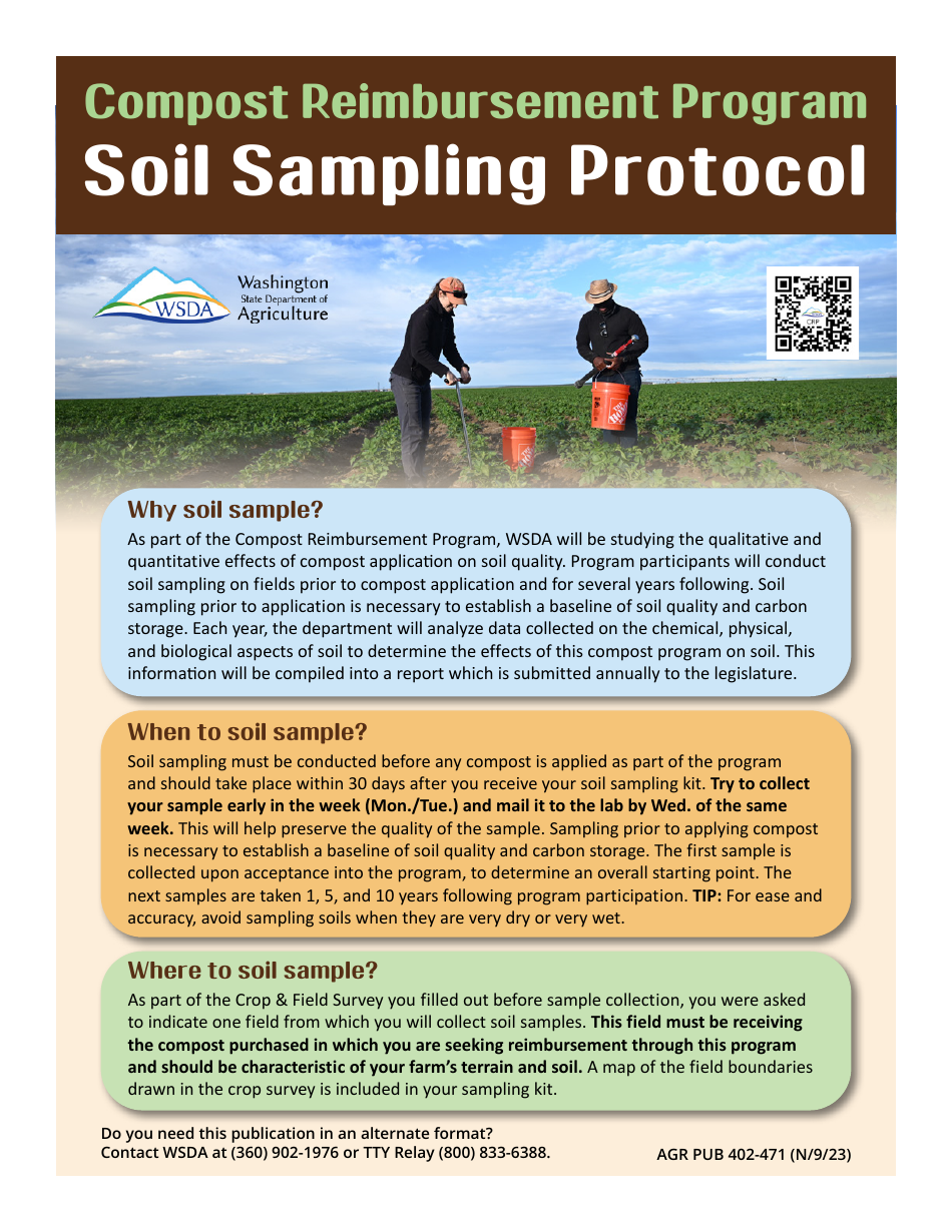 Form AGR-6491 Grant Agreement Contract - Compost Reimbursement Program - Sample - Washington, Page 11