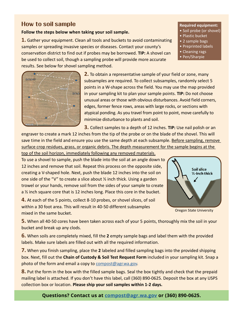 Form AGR-6491 Grant Agreement Contract - Compost Reimbursement Program - Sample - Washington, Page 12