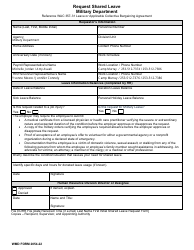 Document preview: WMD Form 2054-22 Shared Leave Request Form - Washington