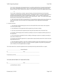 Form 796-1 Agreement for School Signs With Beacons - Ohio, Page 2