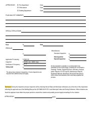 Commercial Occupancy Permit Application - City of Troy, Michigan, Page 2