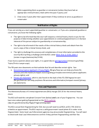 Form GAC121 Bca Criminal History Check Consent Form (Guardianship/Conservatorship) - Minnesota, Page 2