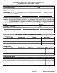 Document preview: Formulario De Verificacion De Activos - Texas (Spanish)