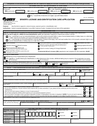 Document preview: Form DL1P Driver's License and Identification Card Application - Virginia