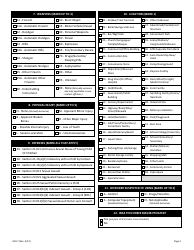 Form UCR-7 Sexual Assault Checklist - Texas, Page 2