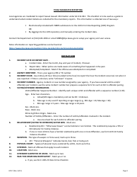 Form UCR-7 Sexual Assault Checklist - Texas, Page 3