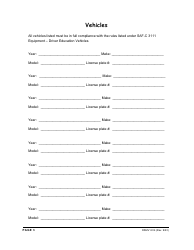 Form DSMV604 Driving School License Application - New Hampshire, Page 3