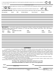 Form RDMV705 Application - Inspection Station Appointment - New Hampshire, Page 4