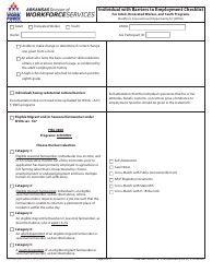 Form DWS-ARK-WIOA I-B2.8 Individual With Barriers to Employment Checklist for Adult, Dislocated Worker, and Youth Programs - Arkansas, Page 4