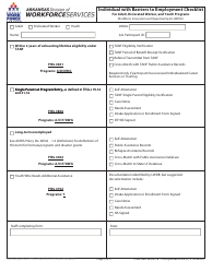 Form DWS-ARK-WIOA I-B2.8 Individual With Barriers to Employment Checklist for Adult, Dislocated Worker, and Youth Programs - Arkansas, Page 5