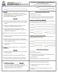 Form DWS-ARK-WIOA I-B2.5 In-school Youth Eligibility Determination for in-School Youth Program - Arkansas, Page 2