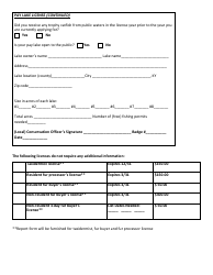 Commercial License Application Form - Kentucky, Page 3