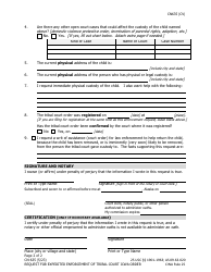 Form CN-635 Request for Expedited (Speedy) Enforcement of Tribal Court Icwa Order - Alaska, Page 2