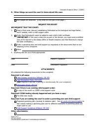 Form DR-520 Uncontested Complaint to Establish Paternity - Alaska, Page 3