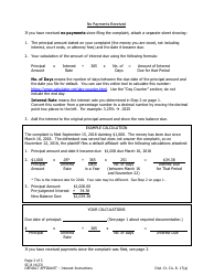 Form SC-8 Default Affidavit and Request for Judgment - Alaska, Page 3