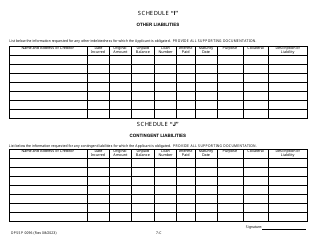Form DPSSP0094 Part C Corporate Certification Application - Financial Disclosure - Louisiana, Page 11