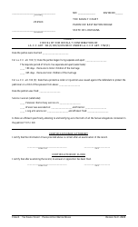 Document preview: Form 1 Checklist for Default Confirmation of La. C.c. Art. 103 (1) or (5) Divorce Under La. C.c.p. Art. 1702 (F) - Parish of East Baton Rouge, Louisiana