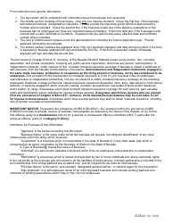 Form D-25 Affirmation of Compliance With Mandatory Industrial Insurance Requirements - Nevada, Page 2