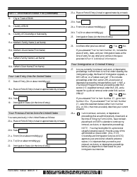 USCIS Form I-601A Application for Provisional Unlawful Presence Waiver, Page 2