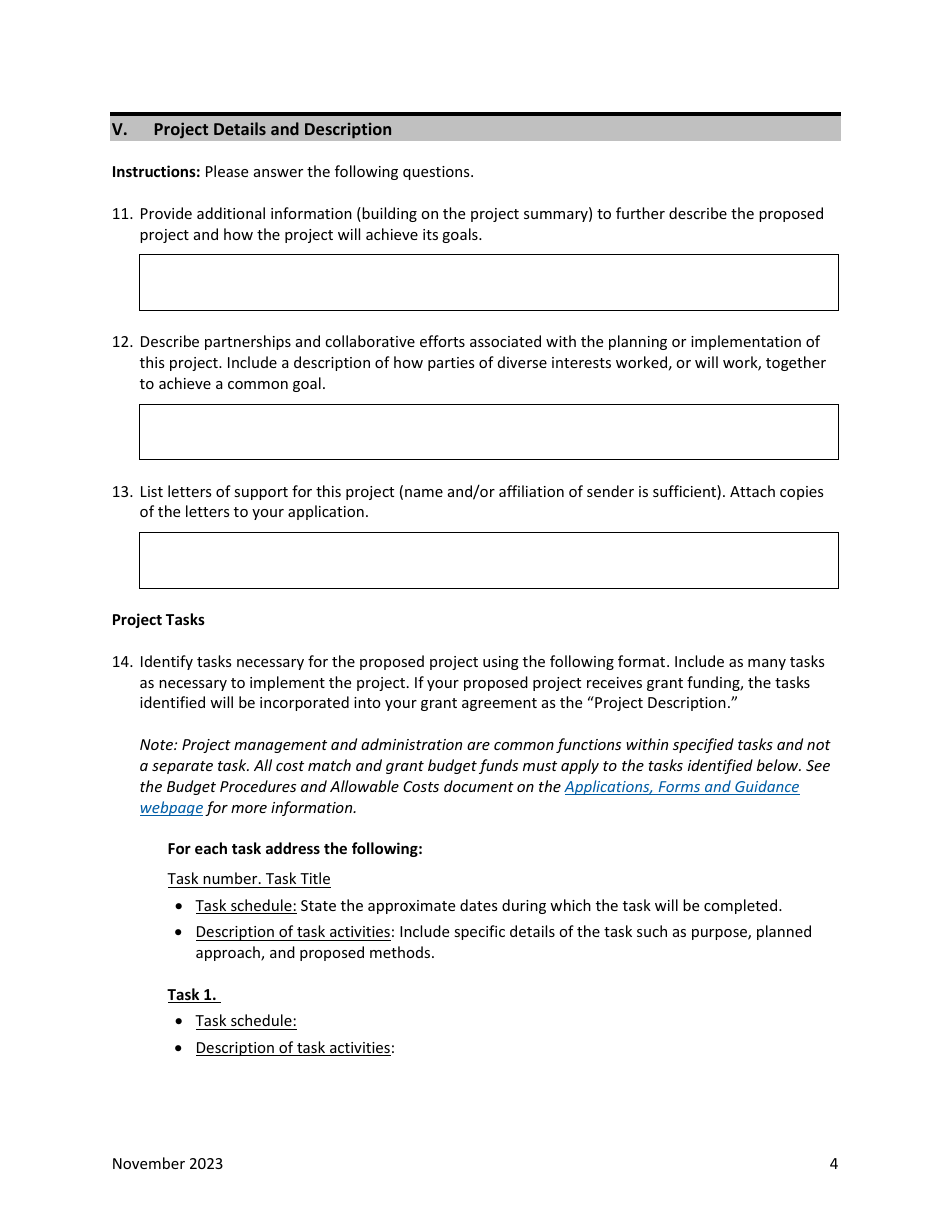 Irrigation Modernization Funding Grant Application - Oregon, Page 5