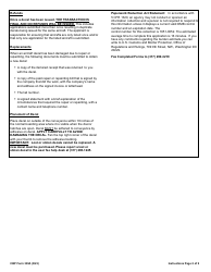 CBP Form 339A Annual User Fee Decal Request - Aircraft, Page 4