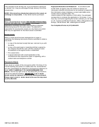 CBP Form 339V Annual User Fee Decal Request - Vessel, Page 4
