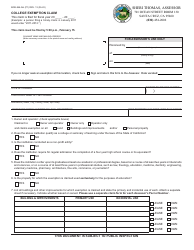 Document preview: Form BOE-264-AH College Exemption Claim - County of Santa Cruz, California