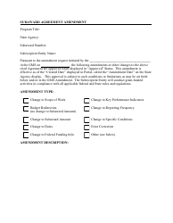 Rhode Island Subaward Agreement Amendment Fill Out Sign Online and Rhode Island Subaward Agreement Amendment Fill Out Sign Online and