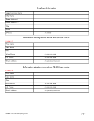 Serious Event Reporting Form - Arizona, Page 2