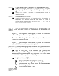 Checklist for Packet 5 - Petitioner - Modification of Child Support - Wyoming, Page 2