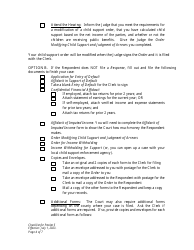 Checklist for Packet 5 - Petitioner - Modification of Child Support - Wyoming, Page 4
